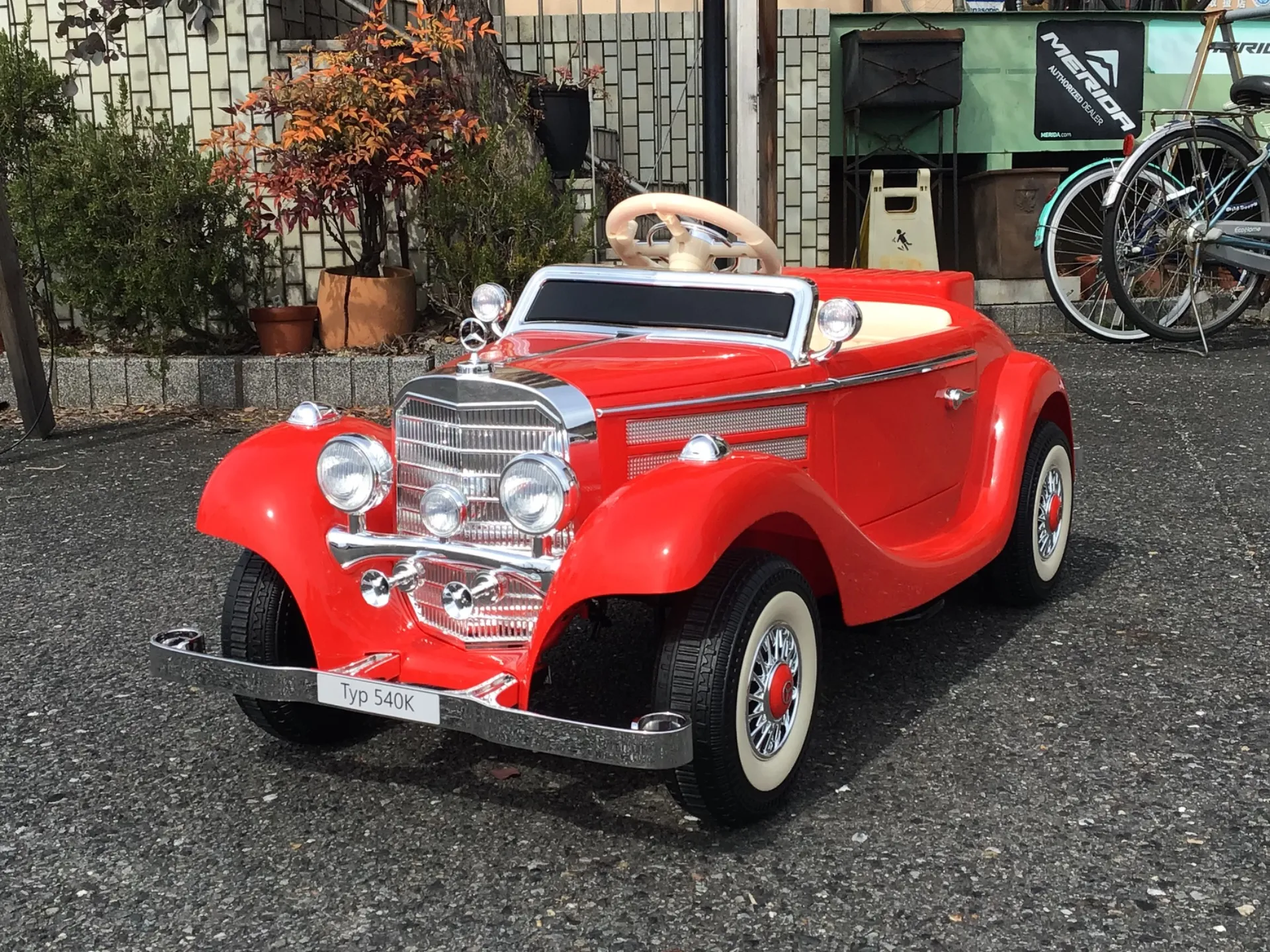 展示車　電動乗用ラジコンカー（メルセデス・ベンツ540K）　特別販売のご案内